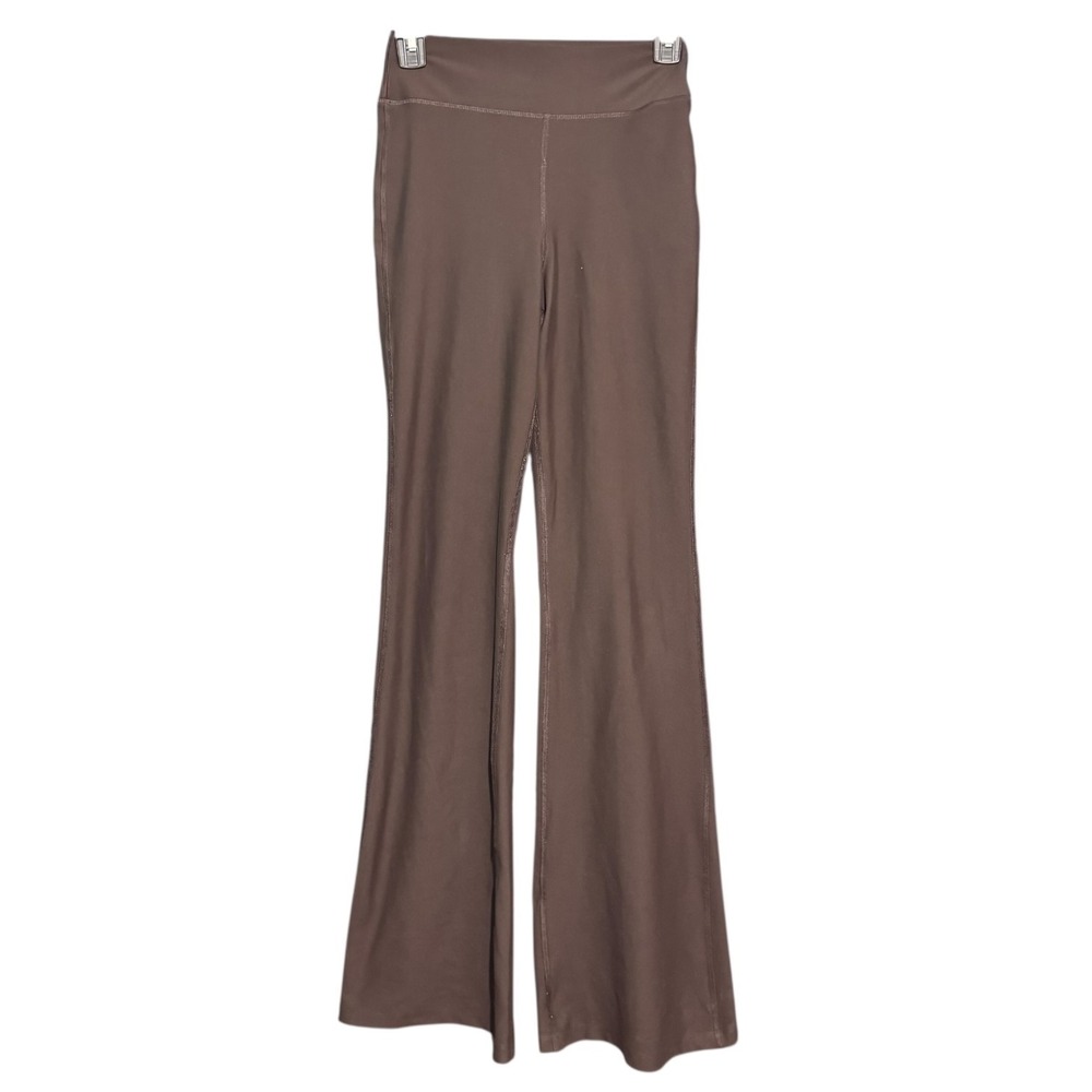 Old Navy Leggings Womens XS Extra High rise Flare Brown Active Workout